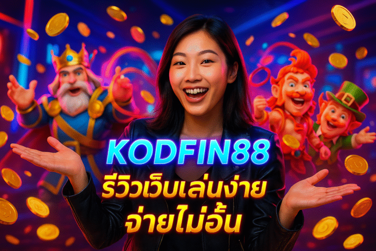 KODFIN88 รีวิวเว็บเล่นง่าย จ่ายไม่อั้น